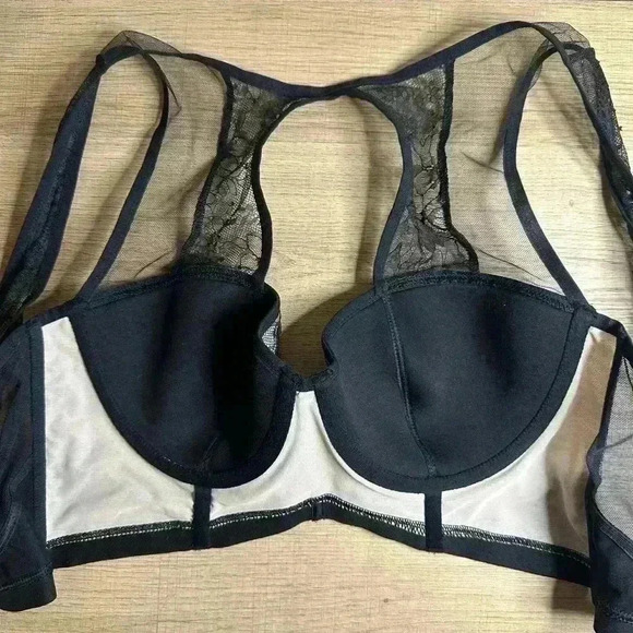 Victoria's Secret Size 34C Black Nude Very Sexy Lined Balconnet Bra - Picture 4 of 5